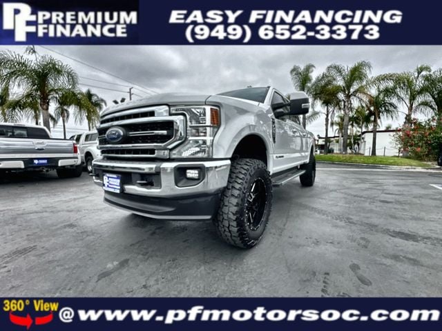 2020 Ford F250 Super Duty Crew Cab LARIAT 4X4 DIESEL NAV BACK UP CAM CLEAN - 22595466 - 0