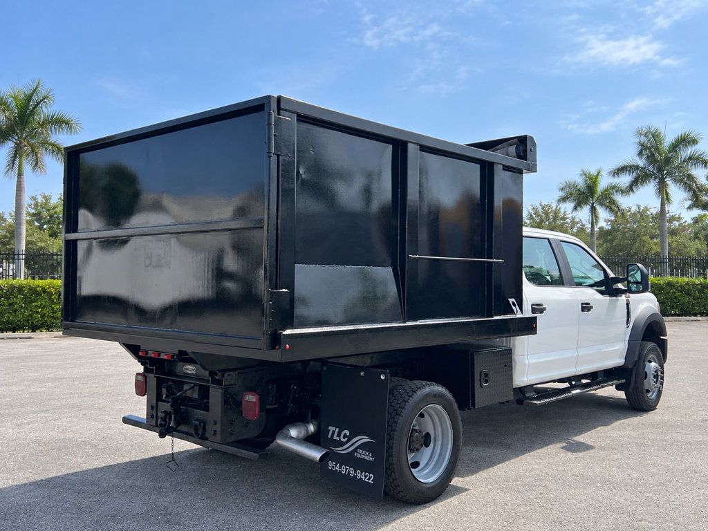 2020 Ford F450 Crew Cab w/ 10ft Dump Truck Steel Trash Landscape Dump Body - 23070427 - 13