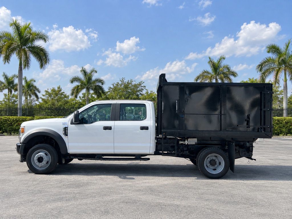 2020 Ford F450 Crew Cab w/ 10ft Dump Truck Steel Trash Landscape Dump Body - 23070427 - 17