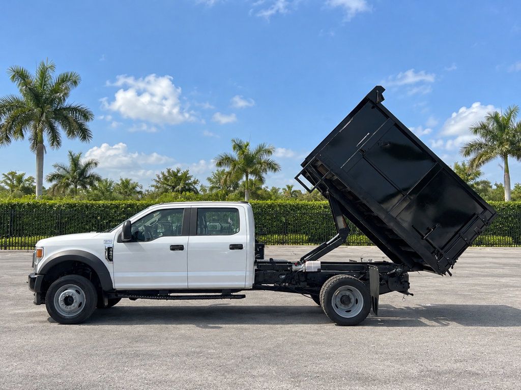 2020 Ford F450 Crew Cab w/ 10ft Dump Truck Steel Trash Landscape Dump Body - 23070427 - 2