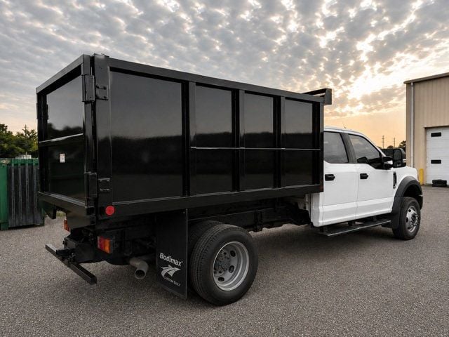 2020 Ford F450 Crew Cab w/ 10ft Dump Truck Steel Trash Landscape Dump Body - 23070427 - 3