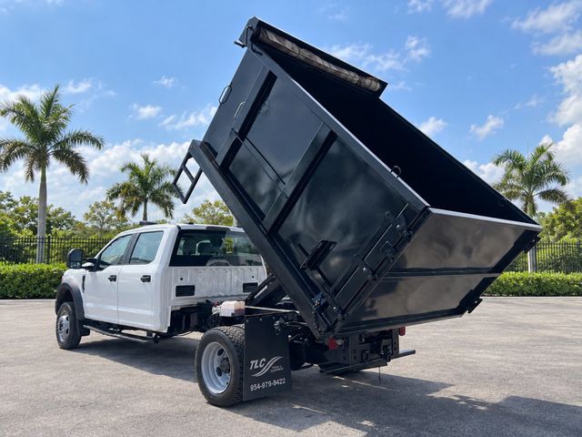 2020 Ford F450 Crew Cab w/ 10ft Dump Truck Steel Trash Landscape Dump Body - 23070427 - 4