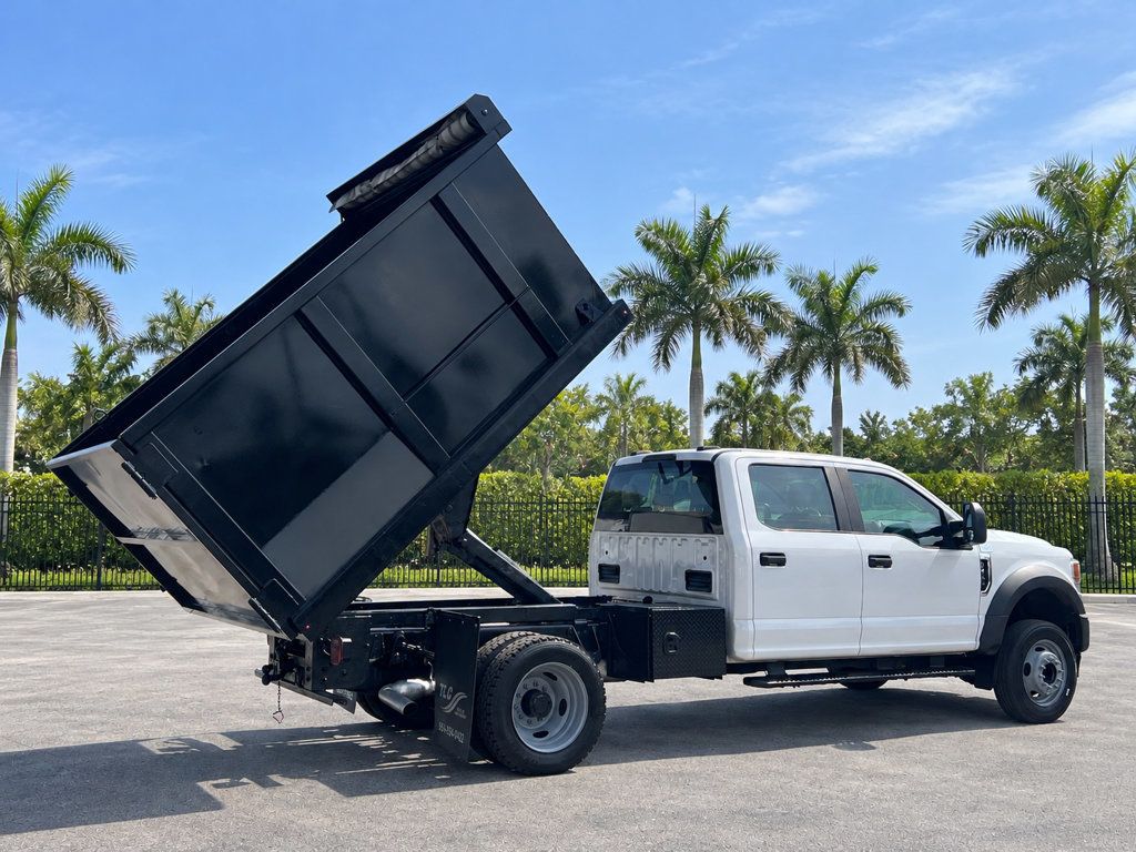 2020 Ford F450 Crew Cab w/ 10ft Dump Truck Steel Trash Landscape Dump Body - 23070427 - 6