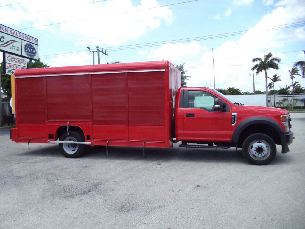 2020 Ford F550 Gas w/ Mickey Aluminum Truck Bodies Side Loaders Beverage - 23033770 - 2