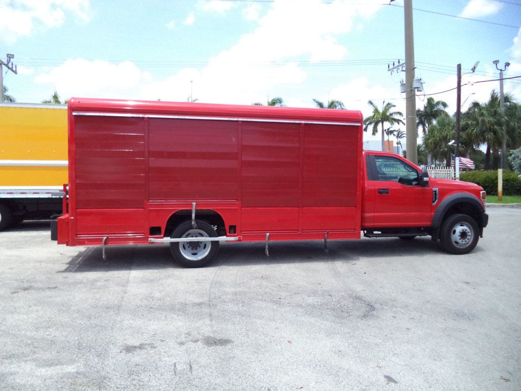 2020 Ford F550 Gas w/ Mickey Aluminum Truck Bodies Side Loaders Beverage - 23033770 - 3