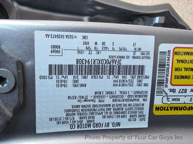 2020 Ford Fusion SEL - 23031230 - 28