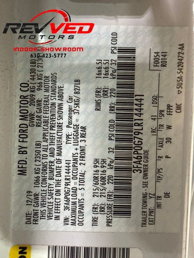 2020 Ford Fusion S FWD - 23071733 - 27