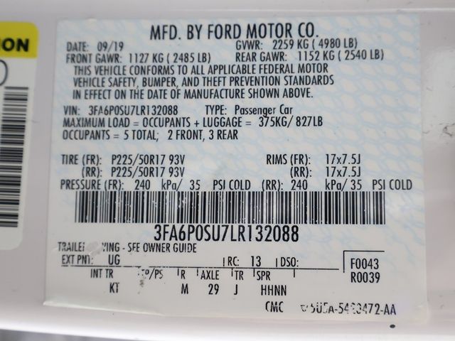 2020 Ford Fusion Energi Titanium - 22958930 - 58
