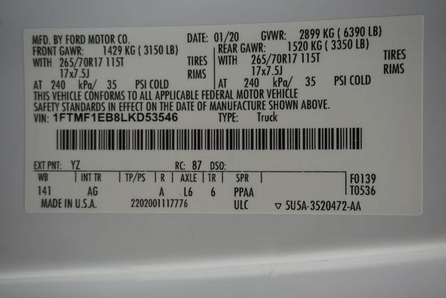 2020 Ford F-150  - 23030653 - 27