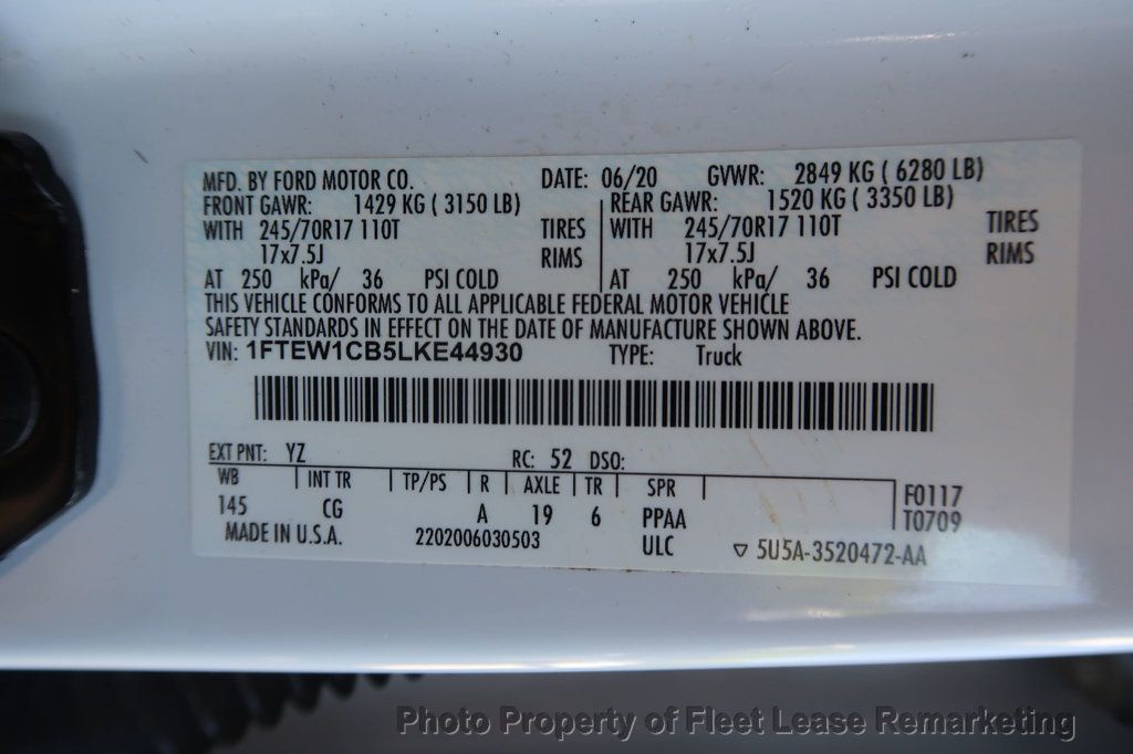 2020 Ford F-150 F150 2WD Crew Cab 145"  - 23016240 - 13