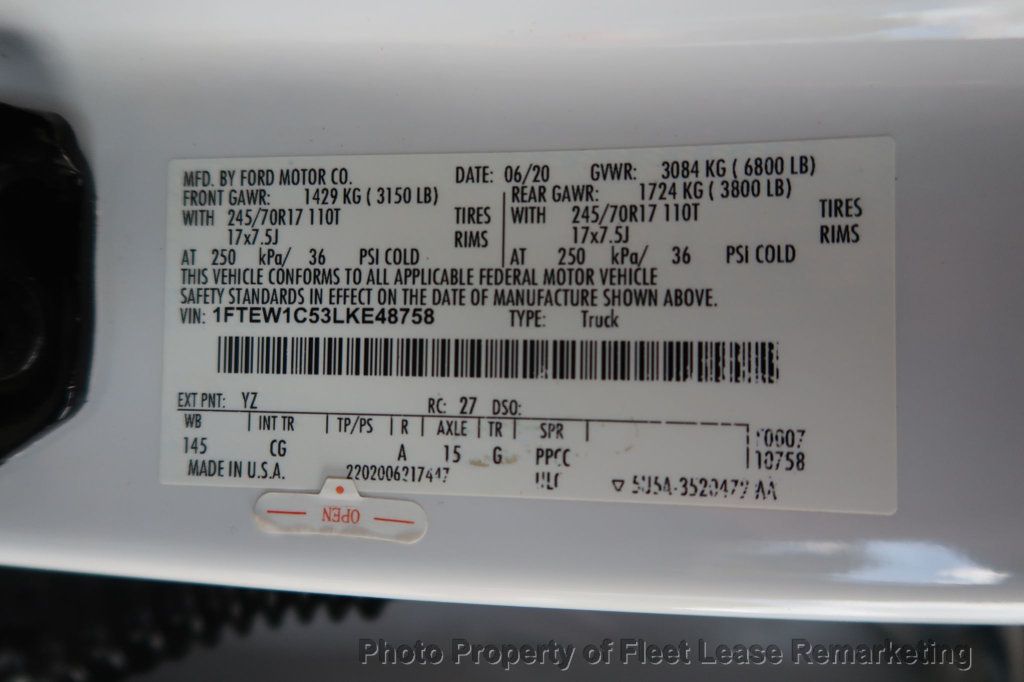 2020 Ford F-150 F150 2WD Supercrew 145" - 23008195 - 13