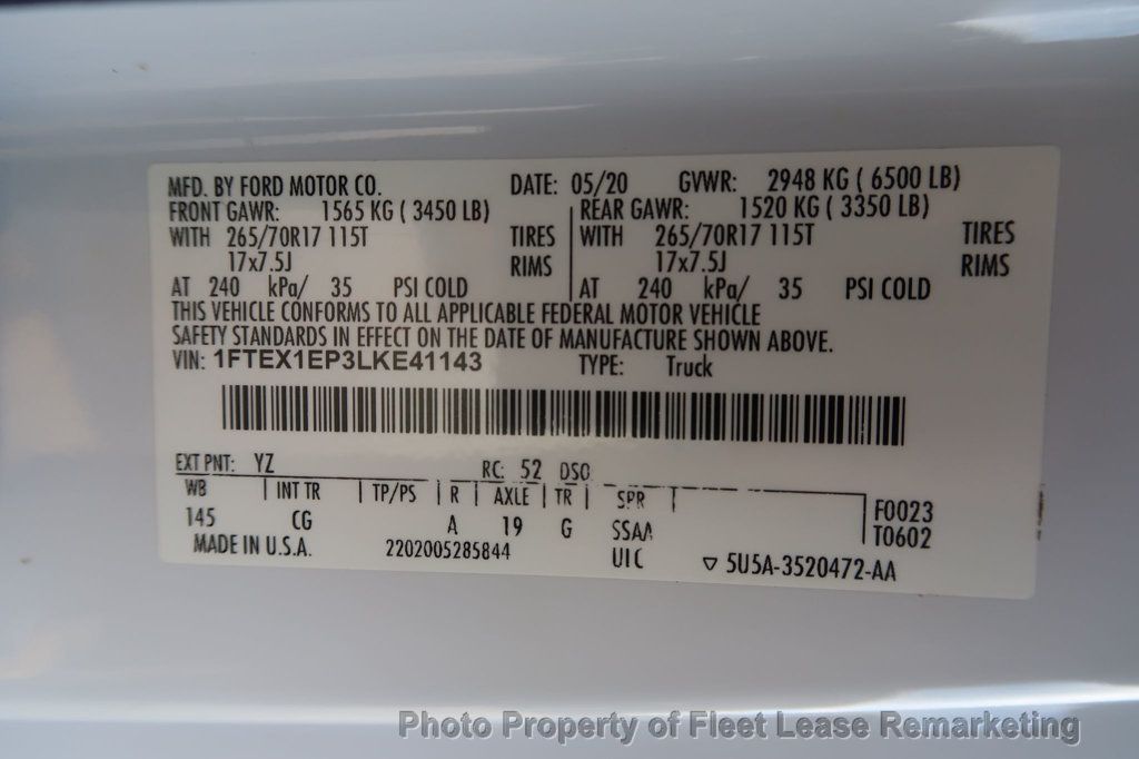 2020 Ford F-150 F150 4WD Supercab SWB - 22996452 - 13