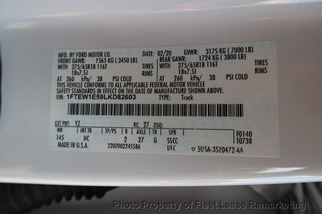 2020 Ford F-150 F150 4WD Supercrew 145" Lariat - 23084963 - 13