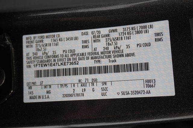 2020 Ford F-150 XLT 4WD SuperCrew 5.5' Box - 22941110 - 26