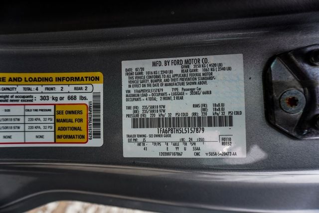 2020 Ford Mustang EcoBoost Premium Fastback - 22965072 - 34