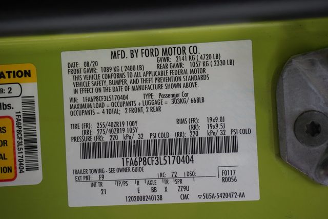 2020 Ford Mustang GT Fastback - 23007455 - 29