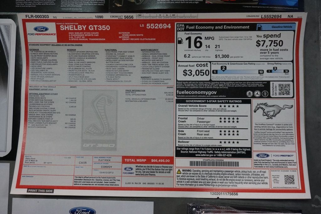 2020 FORD MUSTANG - Image 12