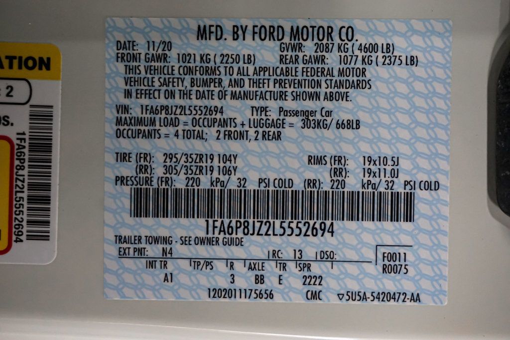 2020 FORD MUSTANG - Image 20