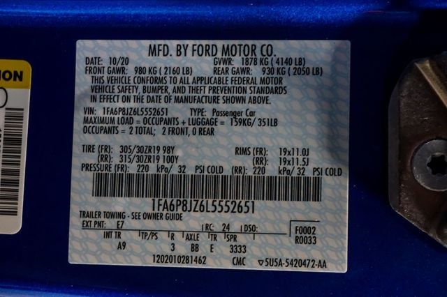 2020 Ford Mustang *Shelby GT350R* *1-Owner* *All Stock & Original* - 22959817 - 17