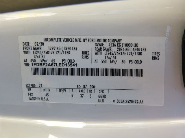 2020 Ford Super Duty F-250 SRW 6.2L V8 GAS*XL*2WD*REGULAR CAB*8FT. "KNAPHEIDE" SERVICE BODY! - 23018416 - 41
