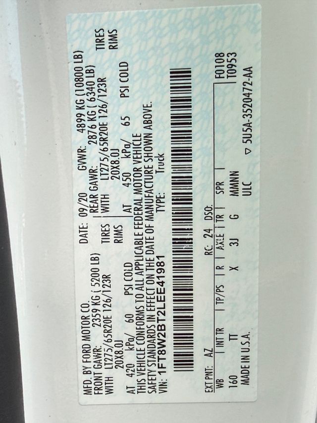 2020 Ford Super Duty F-250 SRW Limited - 22991561 - 41