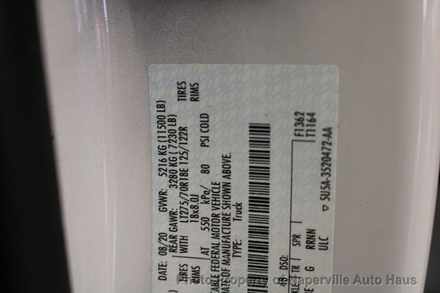 2020 Ford Super Duty F-350 SRW XL 4WD Crew Cab 8' Box - 23003621 - 45