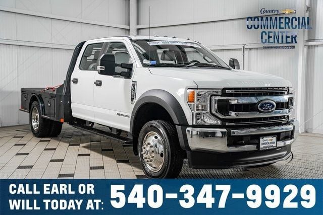 2020 Ford Super Duty F-450 DRW Cab-Chassis F450 CREW 4X4 * 6.7 POWERSTROKE * 9' FLATBED * 1 OWNER - 22264070 - 0