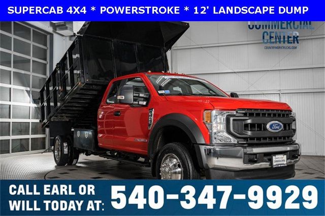 2020 Ford Super Duty F-450 DRW Cab-Chassis F450 SUPERCAB 4X4 * 6.7 POWERSTROKE * 12' LANDSCAPE DUMP - 21995521 - 0