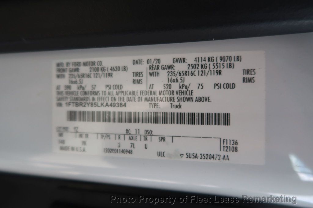 2020 Ford Transit Cargo Van T250 AWD Low Roof 148" WB Cargo - 23008328 - 13