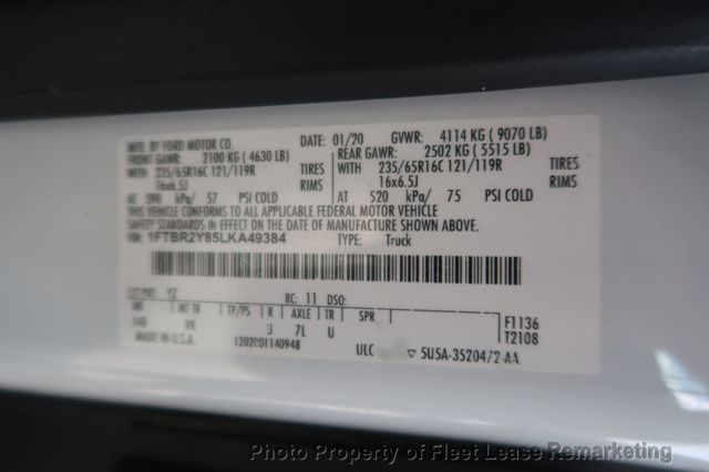 2020 Ford Transit Cargo Van T250 AWD Low Roof 148" WB Cargo - 23008328 - 13