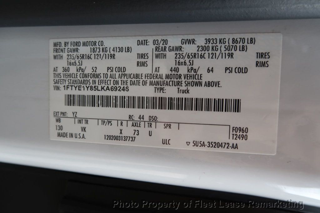 2020 Ford Transit Cargo Van Transit 150 Cargo Van 130" - 23057493 - 13