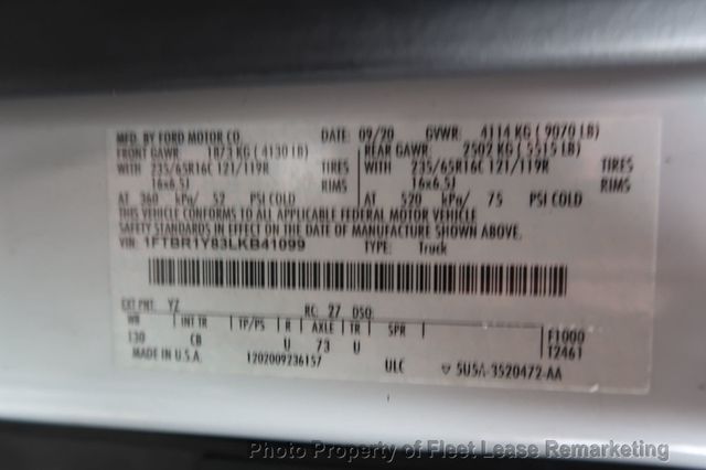 2020 Ford Transit Cargo Van Transit 250 Cargo Van Low Roof 130" - 23024420 - 12