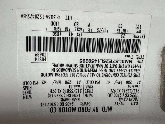 2020 Ford Transit Connect Van XL LWB w/Rear Symmetrical Doors - 23003225 - 35