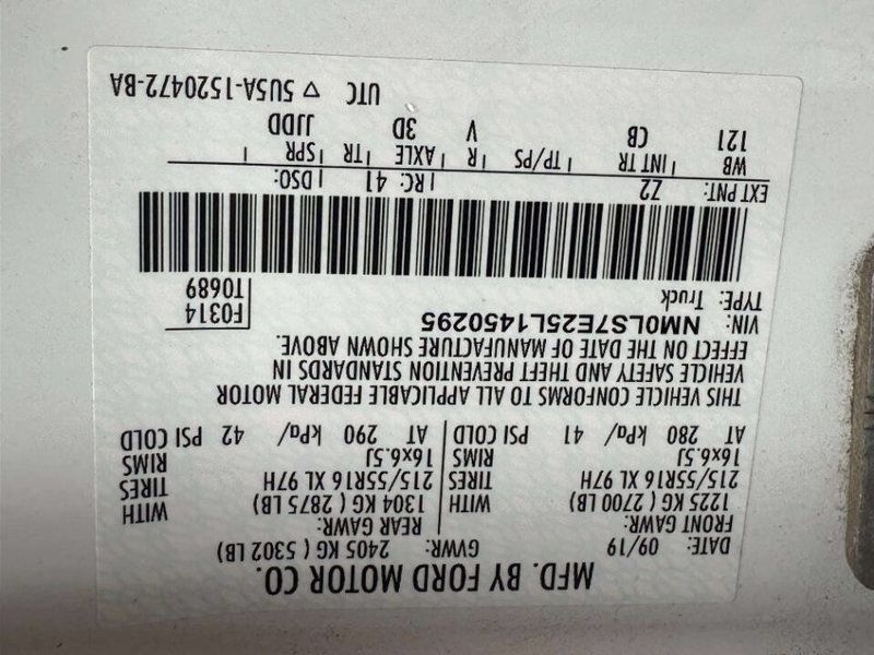 2020 Ford Transit Connect Van XL LWB w/Rear Symmetrical Doors - 23003225 - 35