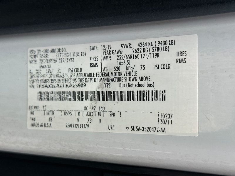 2020 Ford Transit Passenger Wagon T-350 148" Med Roof XLT RWD - 22993825 - 21