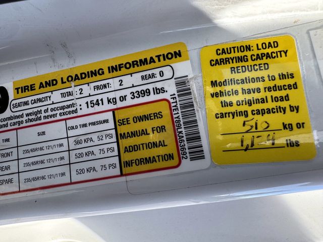 2020 Ford Transit T-150 Cargo Van Adrian Steel Commercial Upfit Package - 23091728 - 36