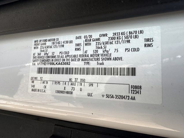 2020 Ford Transit T-150 Cargo Van Adrian Steel Commercial Upfit Package - 23091728 - 37
