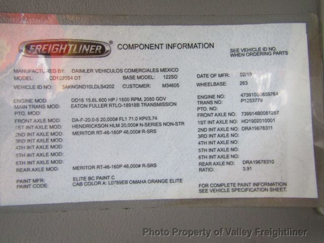 2020 Freightliner 122 SD  - 22963456 - 32