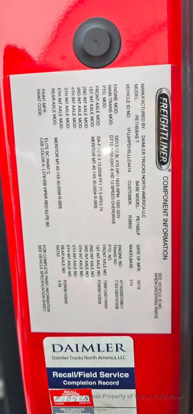 2020 Freightliner Cascadia 116 SLP  - 22971291 - 6