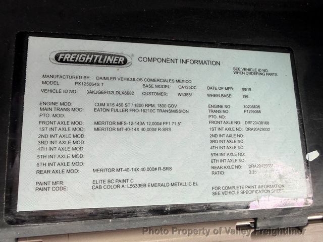 2020 Freightliner Cascadia 125  - 23048487 - 18