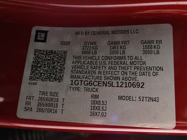 2020 GMC Canyon 4WD Crew Cab 128" SLE - 23012741 - 49