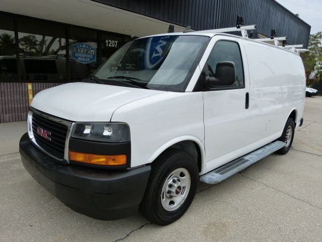 2020 GMC Savana Cargo Van 6.0L V8 GAS*2500*"ADRIAN STEEL" BULKHEAD/SHELVES/LADDER RACK! - 23022049 - 1