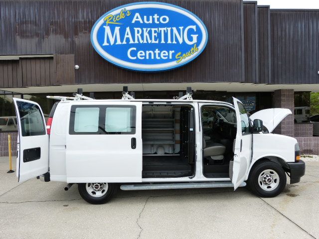 2020 GMC Savana Cargo Van 6.0L V8 GAS*2500*"ADRIAN STEEL" BULKHEAD/SHELVES/LADDER RACK! - 23022049 - 21