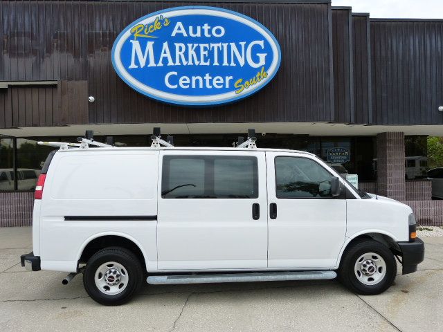 2020 GMC Savana Cargo Van 6.0L V8 GAS*2500*"ADRIAN STEEL" BULKHEAD/SHELVES/LADDER RACK! - 23022049 - 3