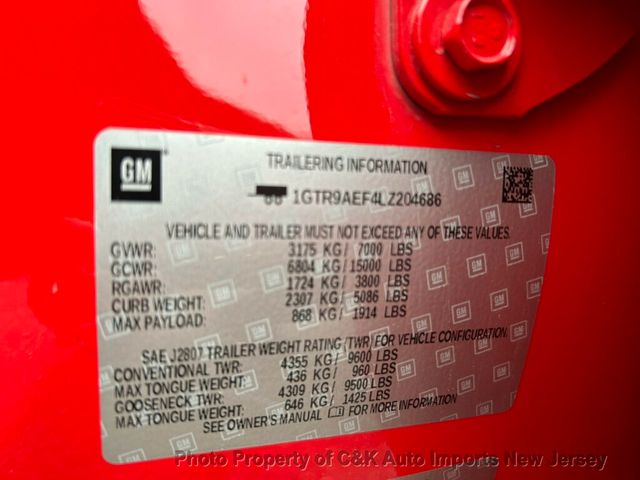 2020 GMC Sierra 1500 4WD Double Cab 147" - 22945981 - 52