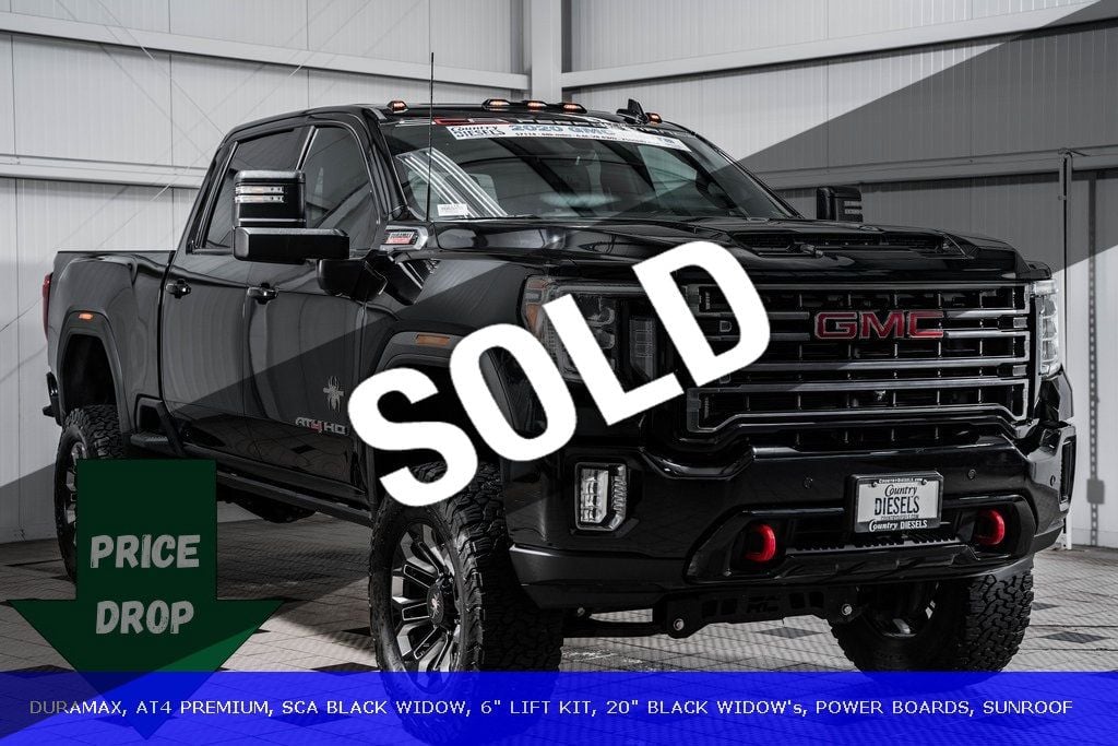 2020 GMC Sierra 2500HD AT4 Premium *SCA BLACK WIDOW * Lifted - 22461345 - 0