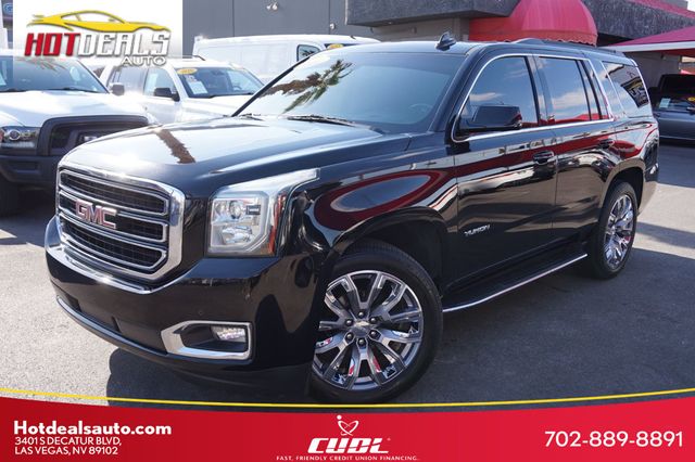 2020 GMC Yukon SLT, PREMIUM WHEELS, RUNNING BOARDS, LEATHER SEATS, MOON ROOF - 23031630 - 0