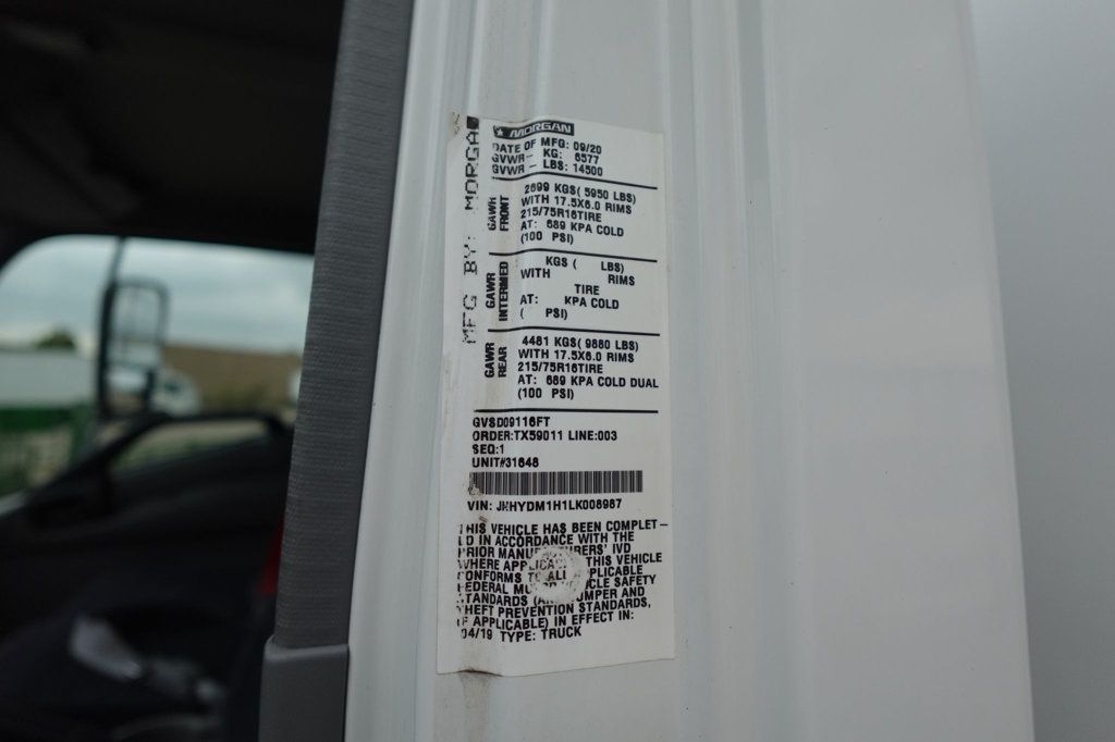 2020 HINO 155 (16ft Box with Lift Gate) - 22938538 - 52