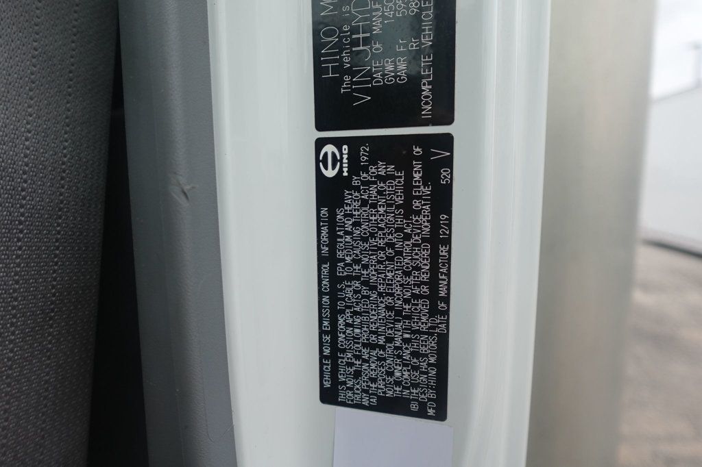 2020 HINO 155 (16ft Box with Lift Gate) - 22963600 - 68