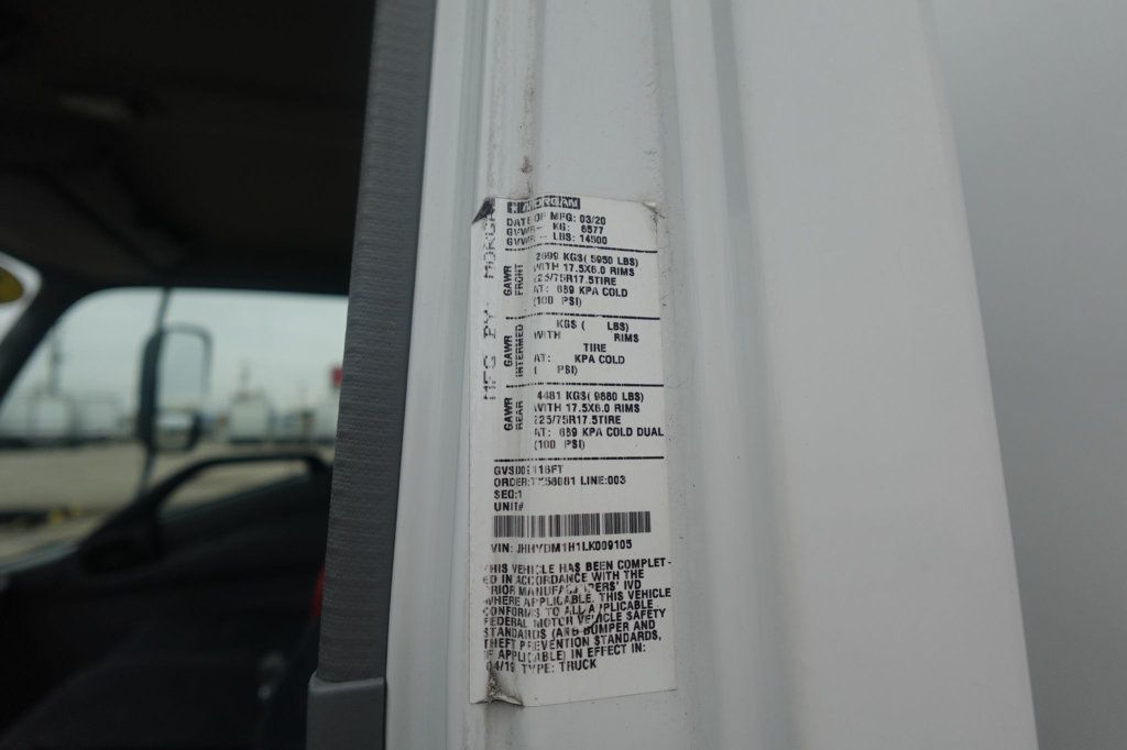 2020 HINO 155 (16ft Box with Lift Gate) - 22963621 - 62